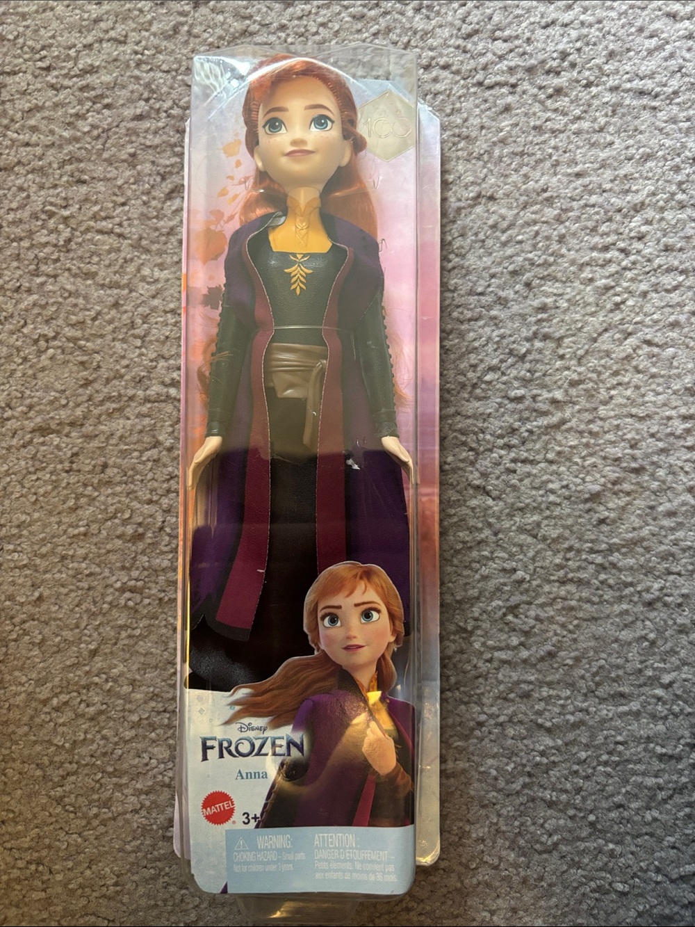 Disney Princess Doll New Anna Doll Similar size to Barbie Doll